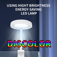 Lampe LED à clip pour aquarium JENECA D-1S 3W avec interrupteur 360° °   Plastique ultra-fin réglable multicolore pour aquarium de poissons et reptiles
