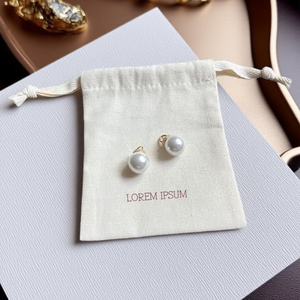 Sac cadeau en coton personnalisé, sac à chaussures et vêtements, sac en toile de coton anti-poussière avec cordon de serrage et impression de logo personnalisé - Product Image 2