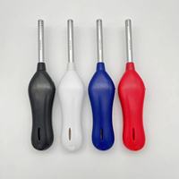 Briquet de barbecue à flamme de gaz en plastique classique à vendre briquets électroniques rechargeables de grand pistolet d'allumage personnalisés