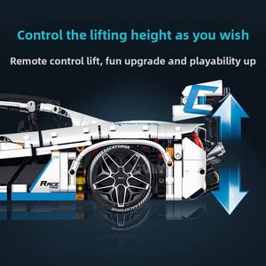 GULY 10652 Coche de Acrobacias Eléctrico de Plástico McLaren 1:10 de Alta Velocidad, Juguete de Bloques de Construcción, Compatible con Interiores y Exteriores, Edades 14+ - Product Image 5