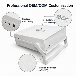 Boîtier en plastique ABS personnalisé pour instruments électroniques médicaux, indice de protection IP54, boîte de sortie de bureau, installation de carte de circuit imprimé, ODM - Product Image 6