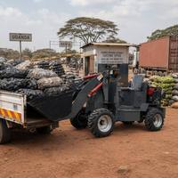 Chargeuse sur pneus compacte YGZG à faible consommation de carburant, polyvalente, pour travaux de terrassement, manutention, pépinière, serre et déneigement