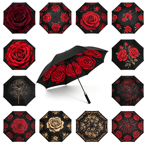Parapluie de golf durable de 62 pouces à tige droite avec revêtement argenté, tissu anti-UV et imperméable, idéal pour les voyages d'affaires et les activités de plein air - Product Image 4