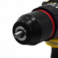 Perceuse sans fil au lithium-ion 21V, multifonctionnelle, avec poignée pistolet renforcée, tournevis électrique 3-en-1, réversible, à vitesse variable