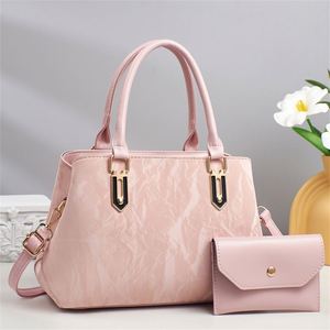 Conjunto de 2 Bolsos de Mano de Piel Sintética para Mujer, Estilo Casual para Trabajo al Aire Libre - Product Image 2