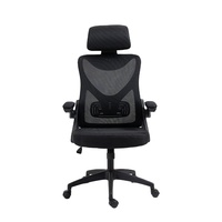 Accoudoir rabattable, appui-tête en bois, chaise de bureau ergonomique, de luxe, classique, en maille, à vendre