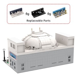 Funbuild อิฐ MOC-223163ห้องโถงแห่งความยุติธรรมชุดตัวต่อเพื่อการศึกษาแบบโมดูลาร์ - Product Image 3