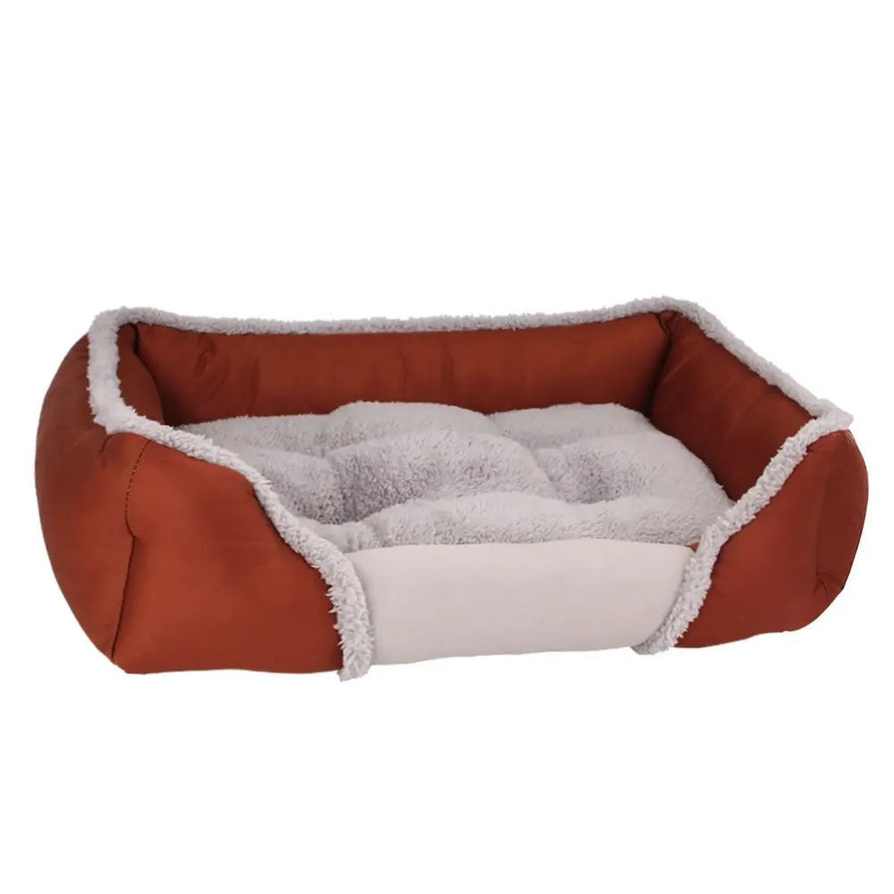 Camas de espuma ortopédica acanalada, con cubierta lavable extraíble, para perros y cachorros