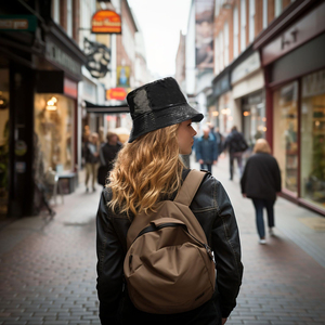 Sombrero de Pescador SOLPOP para Fiesta, Ocio al Aire Libre, Estilo Joker, Reversible, de PU, Tipo Cubo, para Viajes y Venta al por Mayor - Product Image 4