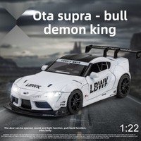 Modèle de voiture de sport en alliage métallique, emballage en boîte couleur, produit transfrontalier pour diffusion en direct sur AliExpress TikTok