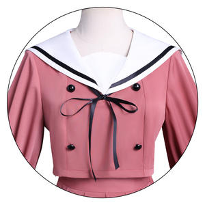 Conjunto de Disfraz de <span class=keywords><strong>Anime</strong></span> para Halloween con Flores Fragantes, Uniforme Escolar de Echo, Vestido Diario de Poliéster para Mujer Adulta, En Stock - Product Image 4