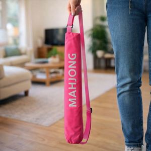 <b>Multi</b> Portable <b>Game</b> Mat Storage Bag With Shoulder Strap Large Capacity Polyester Protective Carry Bag for Mahjong <b>Table</b> Pad - Product Image 5