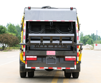Camion à ordures compacteur à chargement arrière Foton 9m³ (camion léger) fabriqué en Chine, haute qualité, version diesel Euro V, blanc