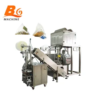 BG Automatic 6 Heads Electronic Weigher Ultrasound inner Tea Bag Packing Machine With Outer Envelope