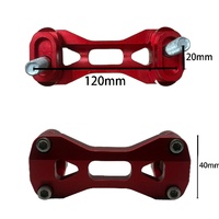 Bloque de Montaje Universal para Manillar de Motocicleta, de Aluminio CNC de 22 mm, Elevadores de Manillar, Pieza de Mejora Modificada de Alta Calidad