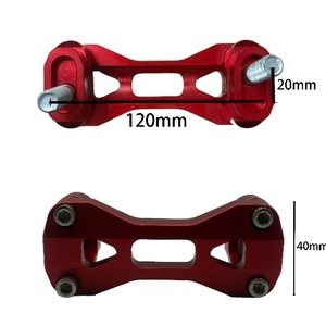Motorcycle CNC Aluminum Alloy 22mm Handlebar Clamp Universal <b>Mounting</b> <b>Block</b> Handlebar Risers High Quality Modified Upgrade Part - Product Image 1