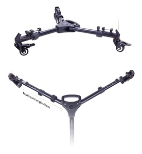 Bon YUNTENG universel YT <span class=keywords><strong>900</strong></span> support de chariot de trépied pliable professionnel pour téléphone portable Photo vidéo - Product Image 5