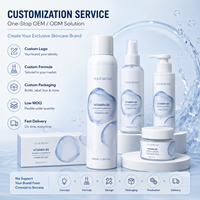 Brume Hydratante Visage 4D OEM Végane et Sans Cruauté Animale à l'Acide Hyaluronique et Vitamine B5, Anti-Âge, Anti-Rides, Luxe Fortifiant pour Peaux Grasses