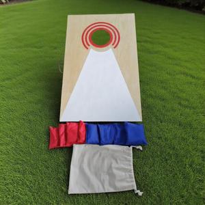 Juego personalizado para niños, juego de lanzamiento de bolsas de frijoles, tamaño reglamentario, tableros de madera Cornhole, sacos de arena para entretenimiento deportivo en el portón trasero - Product Image 1