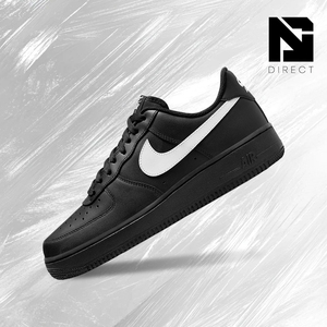 Nike <span class=keywords><strong>Air</strong></span> <span class=keywords><strong>Force</strong></span> <span class=keywords><strong>1</strong></span> '07 'Negro Blanco' Zapatillas de Cuero para <span class=keywords><strong>Hombre</strong></span>, Ligeras, Casuales, para Caminar a Diario, Venta al Por Mayor - Product Image 1