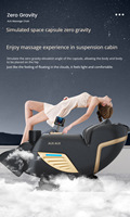 Silla de spa de masaje eléctrica de lujo de alta calidad C81 de Guangdong 4D 3D masaje de cuerpo completo de gravedad cero precio plegable portátil