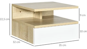 <span class=keywords><strong>Comodino</strong></span> Minimalista da Parete - Product Image 6