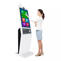 Precio de fábrica Kiosco de PC con pantalla táctil todo en uno 24/32/56 pulgadas Dispensador de boletos de autoservicio con terminal de pago en stock