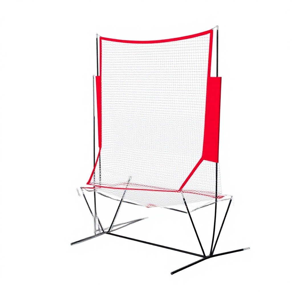 Portable Plastic Pickleball Tennis Catch Net-Durable & Eco-Friendly for Training & Entertainment Compatible Throwing Machines