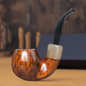 Handmade Bent Tobacco Pipe With Filter 3mm For Smoking Accessories - Product Image 3