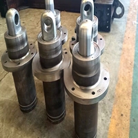 Cylindre hydraulique d'ingénierie chromé dur résistant à l'usure pour utilisation en construction à fonctionnement continu