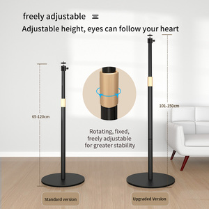 Soporte de Piso Retráctil Ajustable de Aleación de Aluminio de Alta Calidad Siying para Computadora, Cámara de Transmisión en Vivo, Inclinación de 90°, Carga de 5 kg - Product Image 6