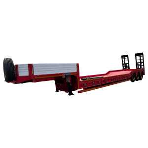 <span class=keywords><strong>Semirremolque</strong></span> de plataforma baja de acero con <span class=keywords><strong>cuello</strong></span> de <span class=keywords><strong>cisne</strong></span> de 3 ejes de 20, 40, 50 y 53 pies - Product Image 5