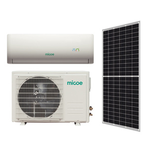 MICOE OEM New Designed R32/R410A Solar Hybrid Air Conditioner Full 12000BTU, 18000BTU, 24000BTU Off <b>Grid</b> System Solar Air Condit - Product Image 1