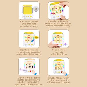 Carte Flash Parlanti in Plastica per Bambini 3-6 Anni - Regalo Interattivo Educativo Montessori per l'Apprendimento Precoce (Rosa) Prodotto in Cina - Product Image 3