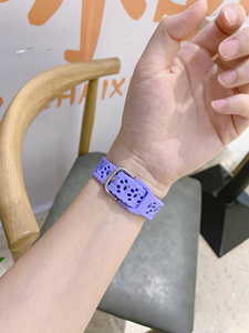 CAOWTAN Cat's Paw Bracelet de <span class=keywords><strong>montre</strong></span> en silicone pour IWatch Series 7 Se 6 5 4 Bracelet en caoutchouc silicone pour Apple Watch Band 41mm 38 45mm - Product Image 3