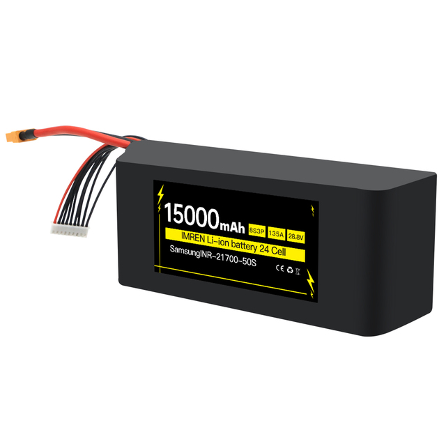 21700 Pack Battery 15000mah Lithium Ion Battery 28.8v 8s3p Lithium Battery Pack
