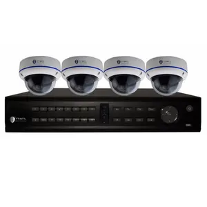 IP HD 720 P 1080 P Kamera CCTV NVR Kiti PoE 4 ch Kiti