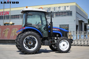 Livraison gratuite Tracteur compact miniature pour ferme et jardin <span class=keywords><strong>4x4</strong></span> à 4 roues motrices 70 ch avec cabine - Product Image 4