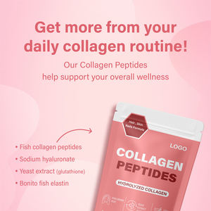 Poudre d'hyaluronate de sodium de supplément diététique de beauté naturelle de peptide hydrolysé de poudre de collagène d'échantillon gratuit d'OEM - Product Image 4