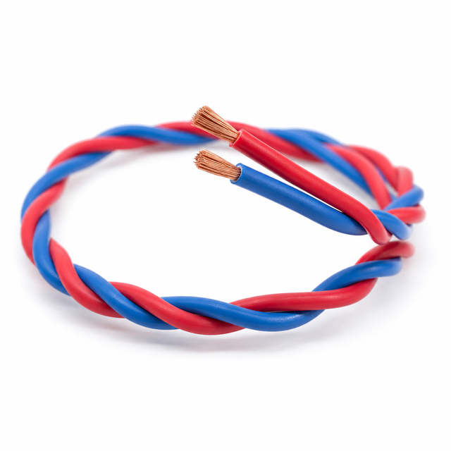 RVS 300/300V Fire Alarm Twisted Wire PVC Insulated RVS Cable 2 Core Twisted Flexible Wire for Fire Alarm System