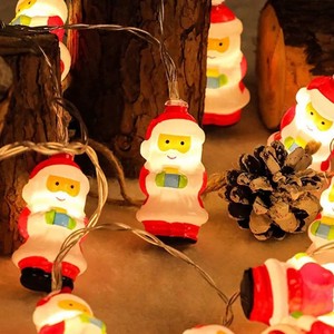LED Schneemann Weihnachtslichterkette 3500K Warmweiß 1,5m Länge IP44 Wasserdicht Batterie-/USB-betrieben Fensterbeleuchtung CRI80 12000 - Product Image 3