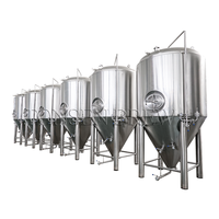 Équipement de brassage artisanal compact tout-en-un 5000L 1000L 1bbl pour la fabrication de bière artisanale