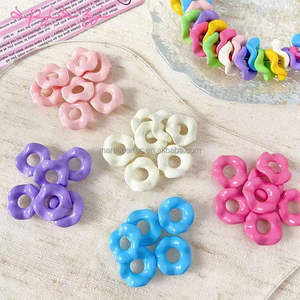 Paquete de Material para Manualidades con Cuentas Onduladas de Colores Pastel, Versátiles, Hechas a Mano, para Hacer Pulseras, Collares, Pendientes y Accesorios para el Cabello - Product Image 3