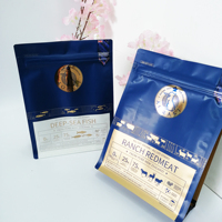Sac à fond plat de qualité alimentaire 100% avec fermeture éclair, imprimé personnalisé, sachets de thé en poudre Morinaga, Pack de café avec Valve, pochette