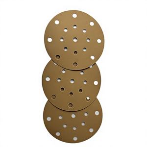 Discos de <span class=keywords><strong>Lija</strong></span> Abrasivos Redondos de Metal y Madera para Automóviles, Discos de <span class=keywords><strong>Lija</strong></span> Orbitales de 150 mm - Product Image 2