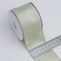 Ruban en satin double face de 6 cm, finition mate, bords thermocollés, matériau pour la fabrication de nœuds faits main, 18 couleurs disponibles
