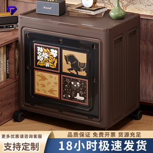 Clothing Organizer <b>Storage</b> Box Rectangle Thickened With Wheels For Bedroom Bedding <b>Clothes</b> Multifunctional - Product Image 3