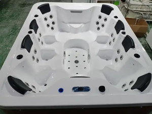 ספא חיצוני מודרני יוקרתי <span class=keywords><strong>8</strong></span> מבוגרים ג'קוזי אמבט עיסוי אמבטיה ג'קוזי ספא ג'קוזי ענק עם מוזיקה בטלוויזיה ספא בריכה חיצונית - Product Image 3