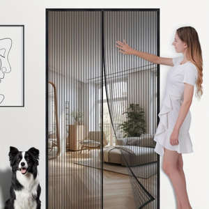 JINFUDA Moustiquaire magnétique <span class=keywords><strong>anti</strong></span>-<span class=keywords><strong>bruit</strong></span>, <span class=keywords><strong>anti</strong></span>-moustiques, <span class=keywords><strong>anti</strong></span>-insectes, de haute qualité, <span class=keywords><strong>anti</strong></span>-poussière, pour <span class=keywords><strong>porte</strong></span>, <span class=keywords><strong>rideau</strong></span> d'été - Product Image 2