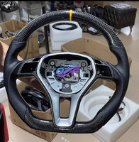 2010-2014 pour mercedes-benz W204 W212 W213 W217 W218 a C E CLS volant en Fiber de carbone accessoires intérieurs automobiles